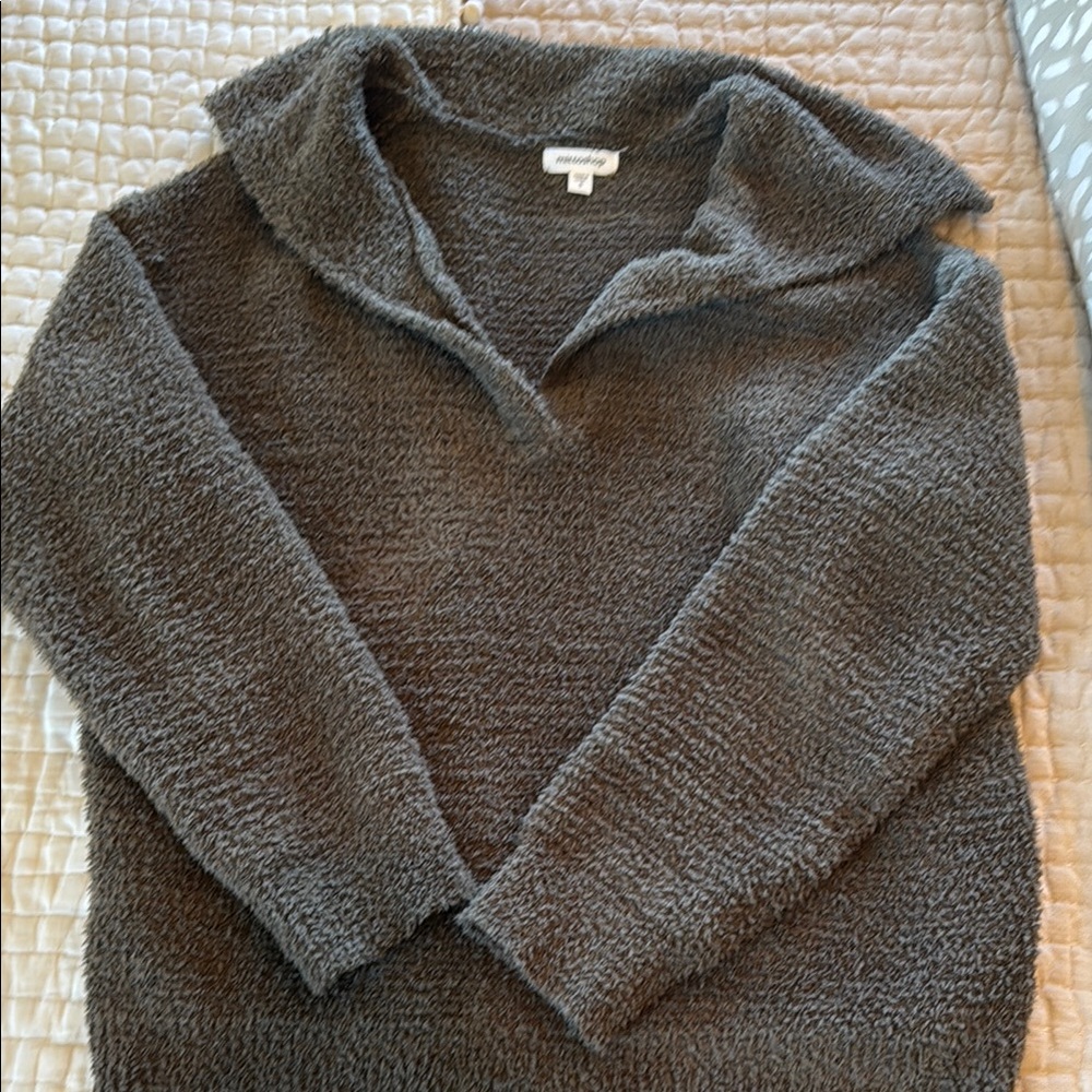 Cozy Gray Pullover Sweater